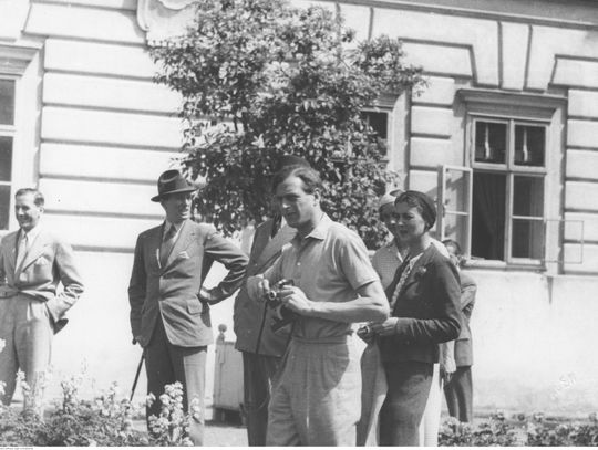 1937. Książę Kentu Jerzy w Łańcucie.