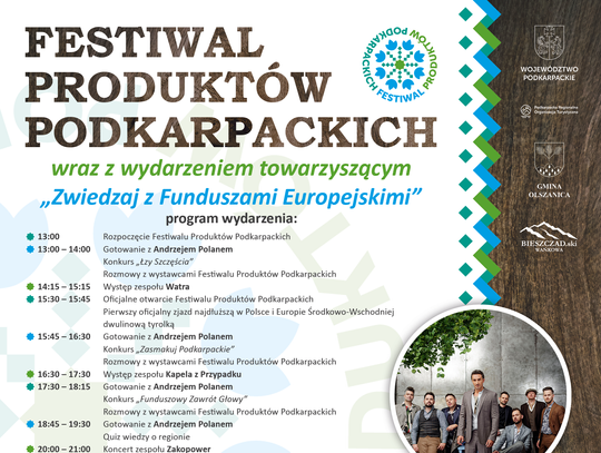 24 września. Festiwal Produktów Podkarpackich znów w Bieszczadach.