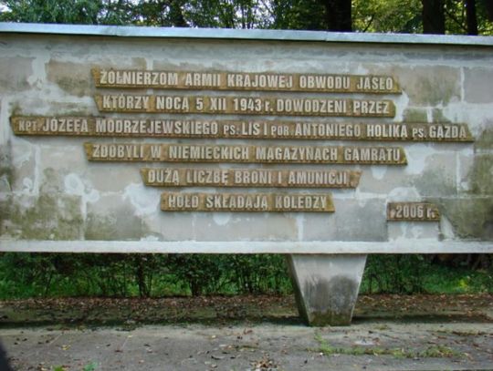 4/5.12.1943. Zdobycie broni w jasielskich zakładach "Gamrat"