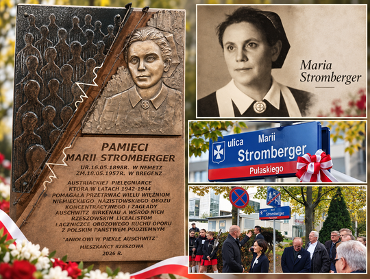Ratowała Rzeszowian w Auschwitz. Maria Stromberger ma swoją ulicę i tablicę pamiątkową w Rzeszowie