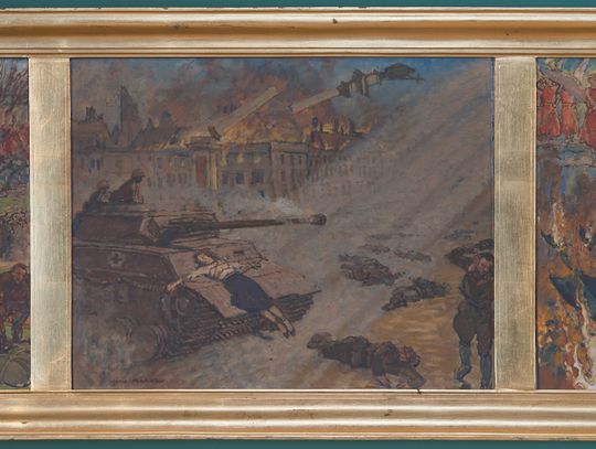 Tryptyk Powstanie Warszawskie w Muzeum Narodowy w Krakowie