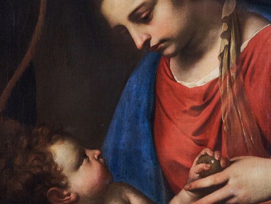 Obraz „Madonna z Dzieciątkiem” eksponowany w Salonie Różowym Pałacu Lubomirskich w Przeworsku. Własność Skarbu Państwa, obecnie w depozycie długoterminowym w Muzeum w Przeworsku. Dzieło jest polską stratą wojenną z Pałacu w Przeworsku odnalezioną w Japonii i sprowadzoną do Polski