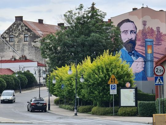 W Krośnie powstał mural poświęcony Ignacemu Łukasiewiczowi