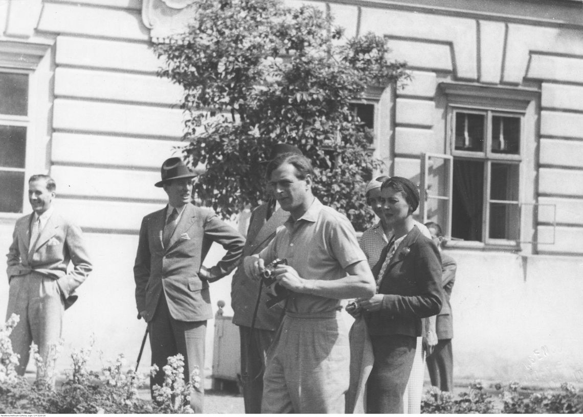 1937. Książę Kentu Jerzy w Łańcucie.