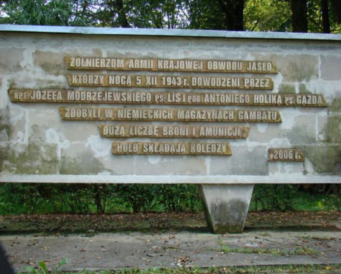 4/5.12.1943. Zdobycie broni w jasielskich zakładach "Gamrat"