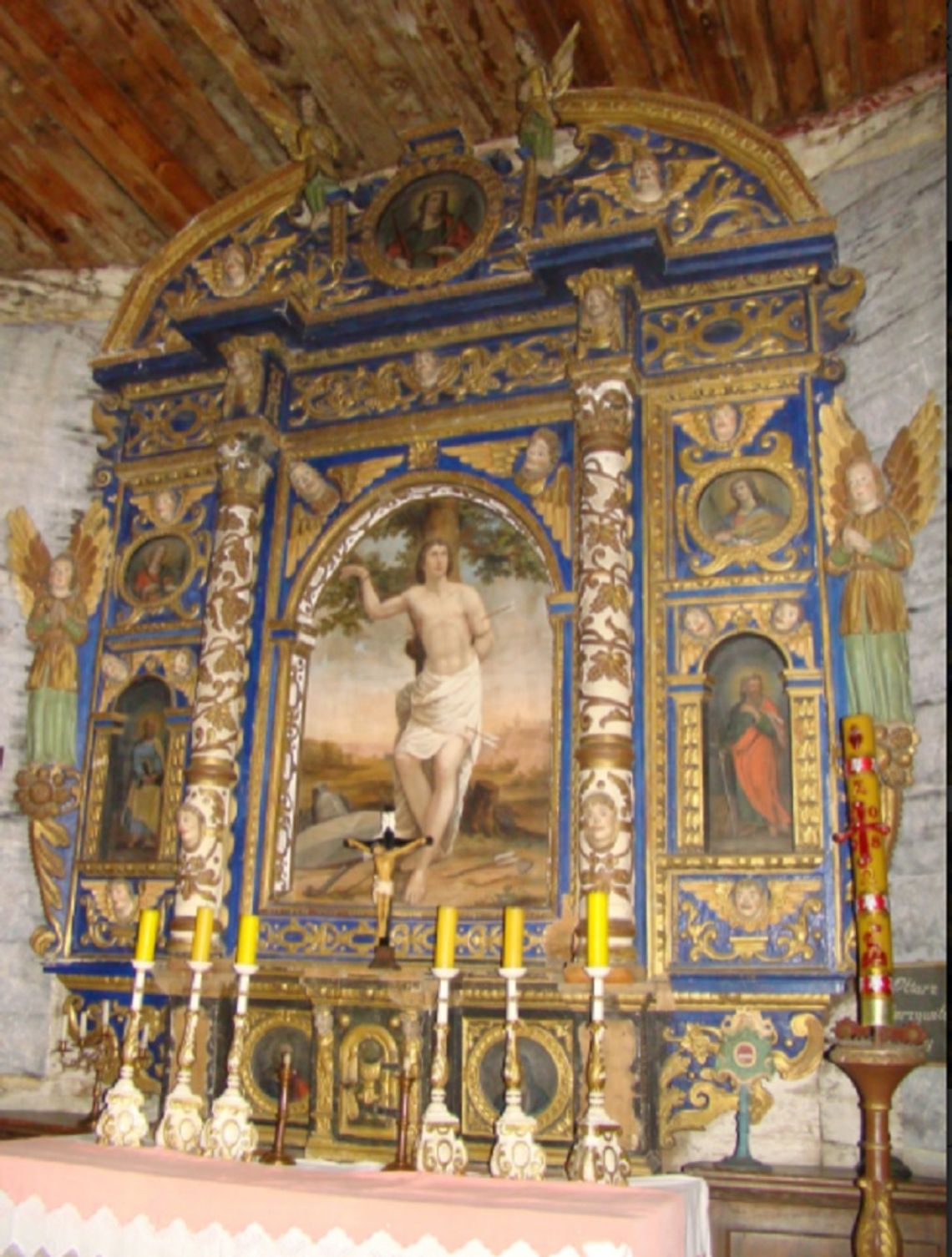 Konserwacja ołtarza z kościoła w Kosinie