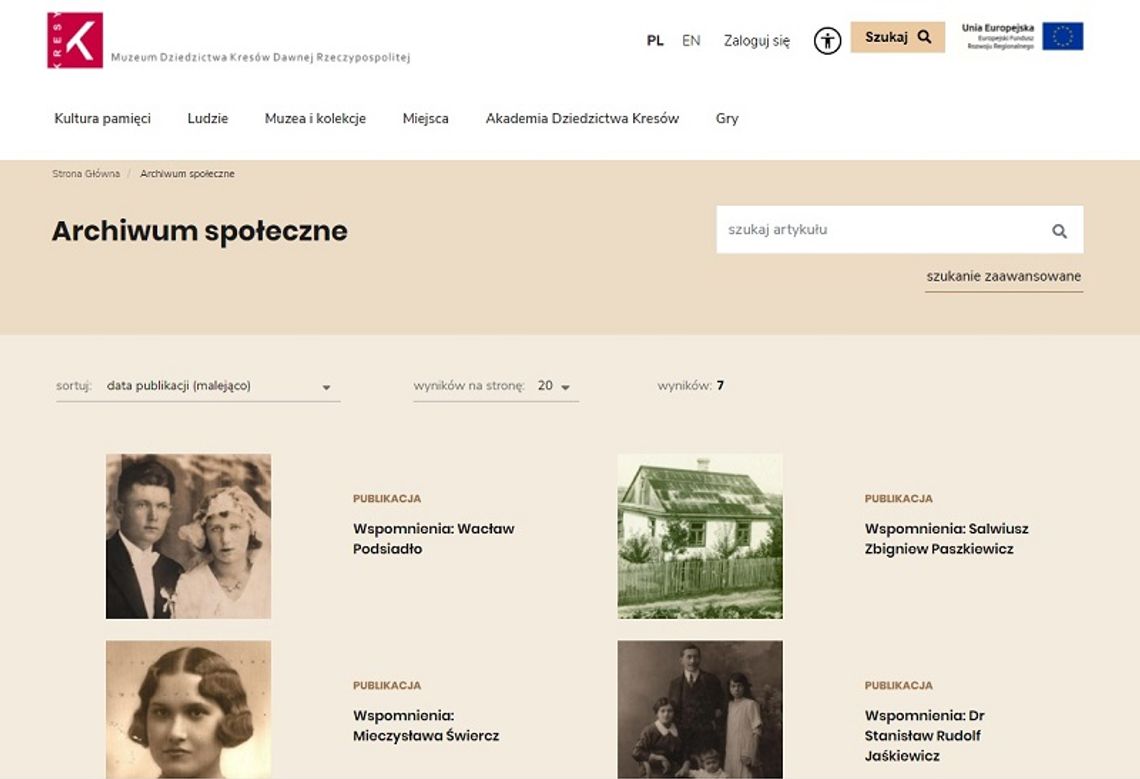 Powstało wirtualne  Muzeum Dziedzictwa Kresów Dawnej Rzeczypospolitej