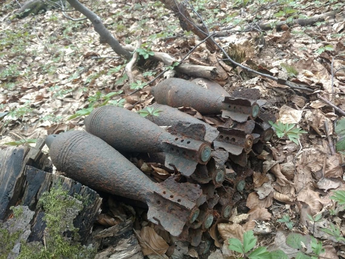 W Bieszczadach odkryto pociski z czasów II wojny światowej