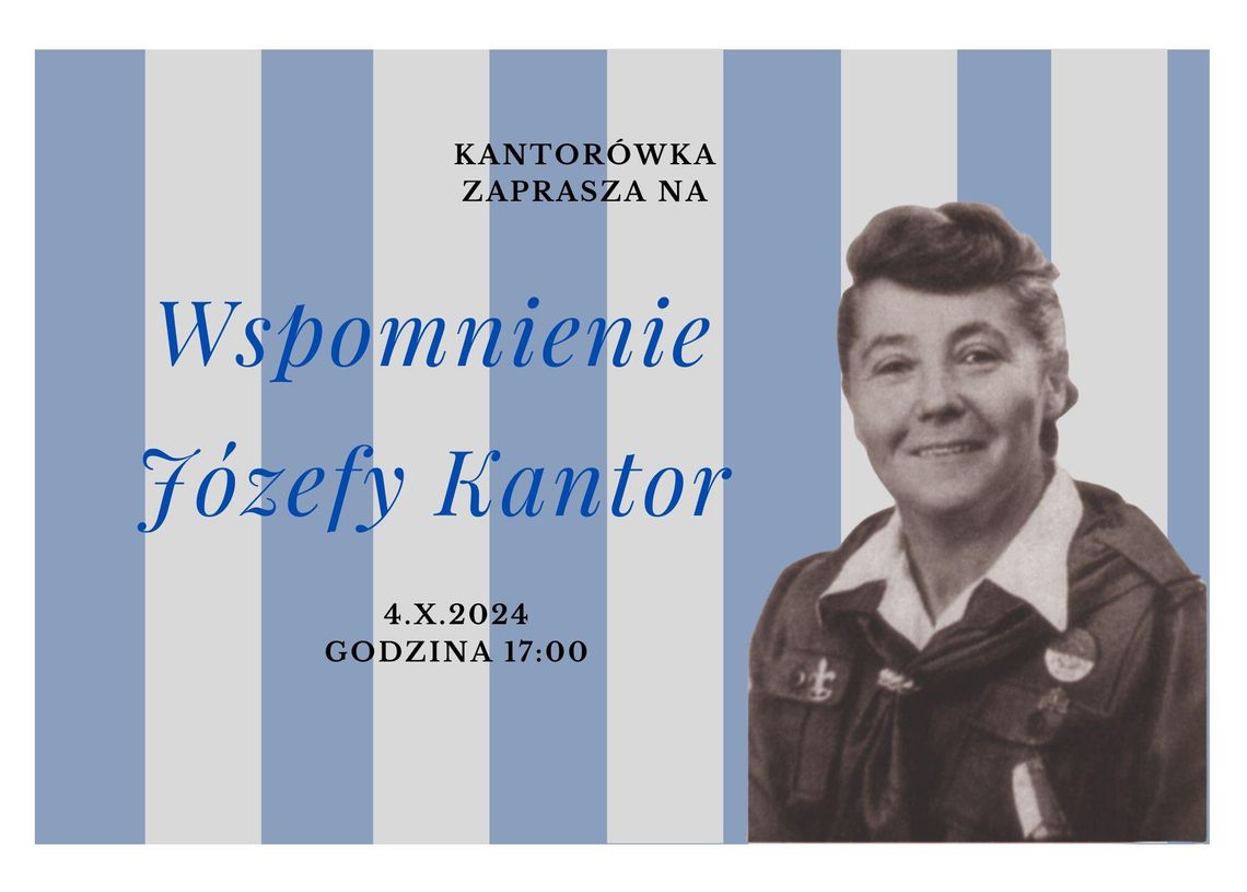 "Wspomnienie Józefy Kantor" - zapowiedź