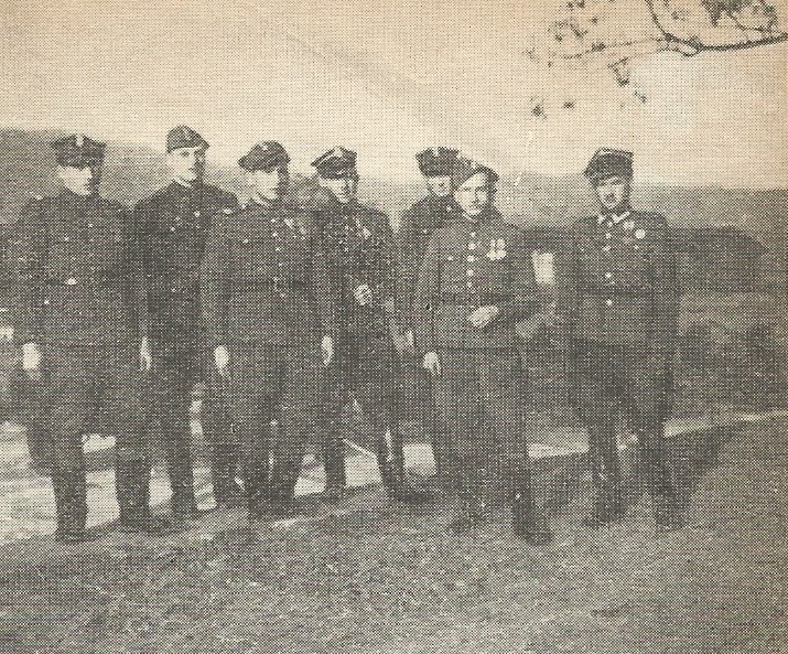 Oficerowie 34. pułku piechoty w Sanoku