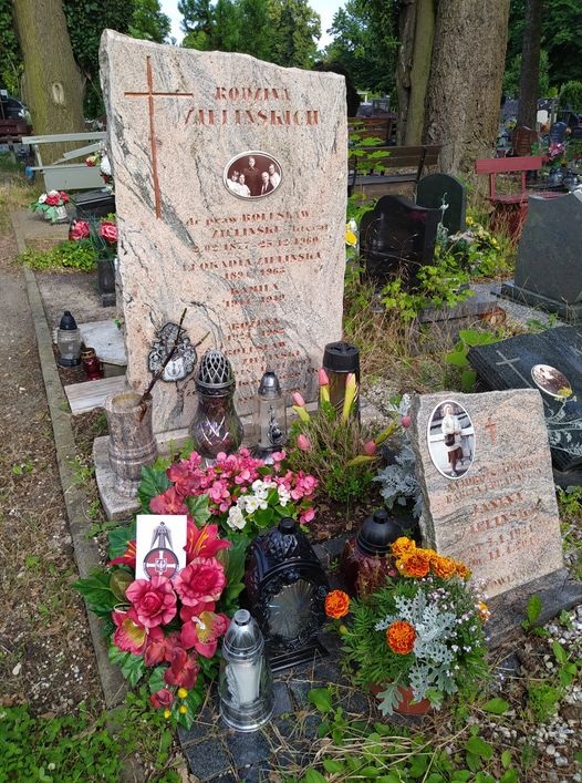 Grób Bolesława Zielińskiego na cmentarzu we Wrocławiu. Fot. blog Opowiem Ci historię